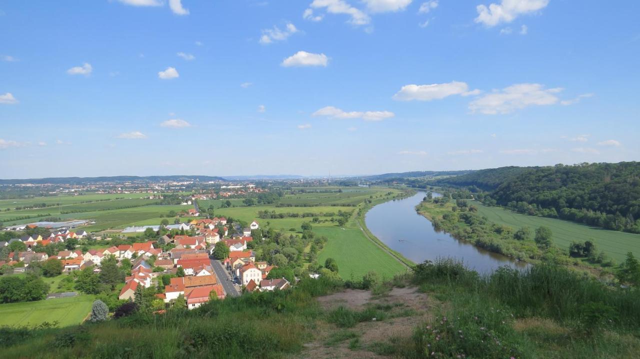 Ferienwohnung Elbsommer Am Weinberg Meißen Dış mekan fotoğraf